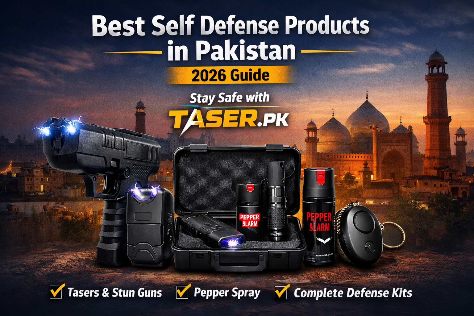 Best Self Defense Products in Pakistan (2026 Guide) – Stay Safe with Taser.pk