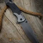 Black Browning Foldable Knife | Tactical Folding Knife with Strong Grip