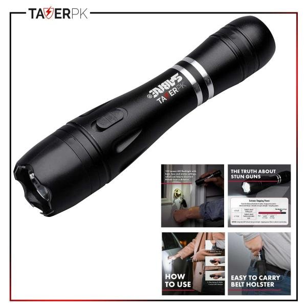 Taser TS-3003 36 Billion Torch Stun Gun – Rechargeable LED Flashlight